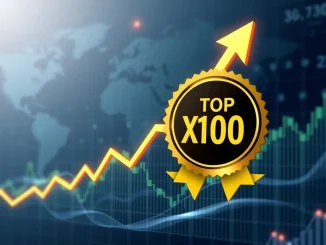 Chart showing XRP's market capitalization rising, symbolizing its entry into the top 100 global assets, reflecting its growing influence as a digital currency.