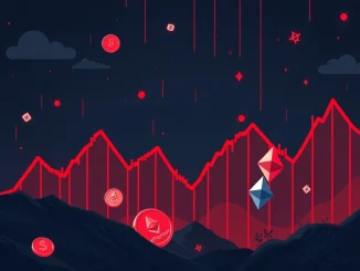 Visualizing the impact of XRP liquidations and the devastating crypto market crash on altcoins like Ethereum.