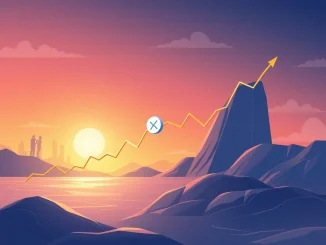 A digital chart showing XRP's recent dip and a projected recovery, illustrating a healthy market pullback and potential for a $10-$15 XRP price target.