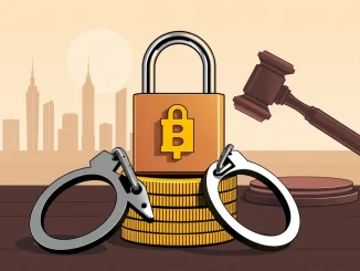 Visualizing the scale of the **Chinese fraud scheme** and **Yadi Zhang's guilty plea**, with digital currency and legal symbols.