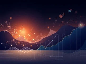 Yi He Labs logo superimposed over digital financial charts, symbolizing their exploration of external fundraising and diversified crypto capital.