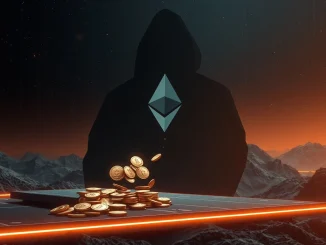 Visualizing a significant **ETH transfer** from Deribit, showing 70,000 Ethereum moving to an unknown wallet, representing market activity.