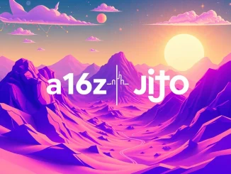 Visualizing the significant a16z investment in Jito (JTO), highlighting venture capital's role in Solana's MEV ecosystem.