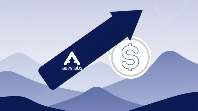 Aave Labs acquisition of Stable Finance, symbolizing the strategic merger to enhance DeFi growth and Aave protocol development.