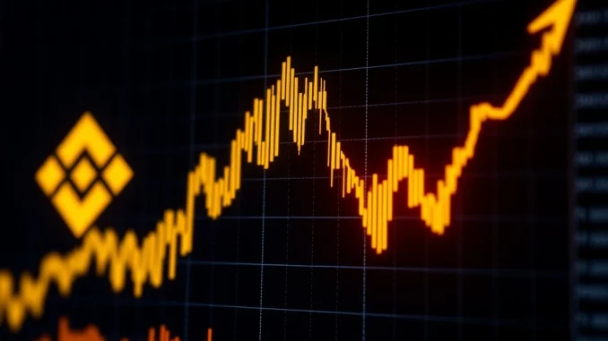AB Token Plunge: Unprecedented 97% Crash on Binance Alpha Sparks Crypto Market Volatility Concerns A stark visual of the **AB token plunge** on a trading chart, illustrating the sharp 97% drop and subsequent recovery on **Binance Alpha**, highlighting **crypto market volatility**.