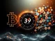 A digital meter showing the Altcoin Season Index at 39, indicating current Bitcoin dominance over altcoin performance.