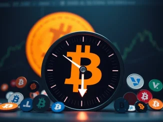 A visual representation of the Altcoin Season Index falling, showing Bitcoin outperforming altcoins in the crypto market performance.