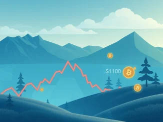 A digital chart showing a sharp decline in the Altcoin Season Index, indicating reduced altcoin performance against Bitcoin.