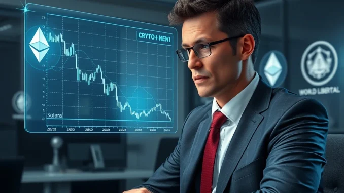 A visual representation of significant altcoin losses impacting corporate crypto treasury strategies.