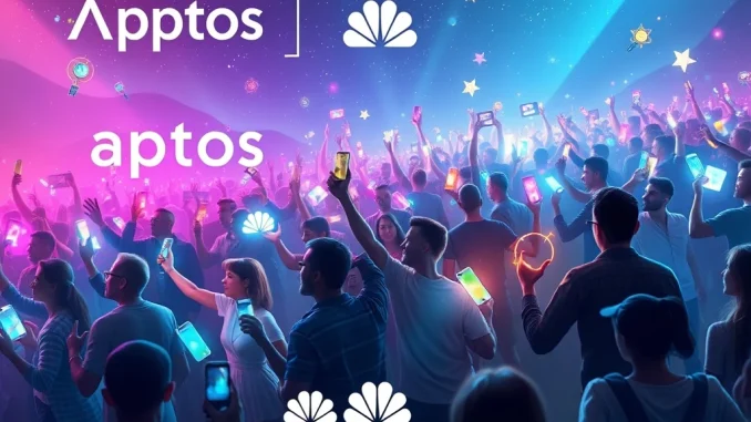 Fans eagerly engage with **Aptos Web3** digital collectibles on the new **Backlot Club** platform by NBCUniversal.