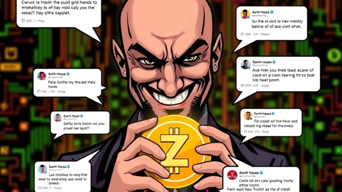 Arthur Hayes' Daring ZEC Challenge: $2,500 Bounty for the Most Vicious Comment Arthur Hayes, BitMEX co-founder, challenging users on X with a Zcash (ZEC) prize for the most audacious comment.