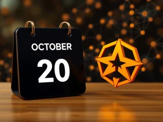 A calendar showing the Astar airdrop postponed to October 20, symbolizing the delay and anticipation for participants.