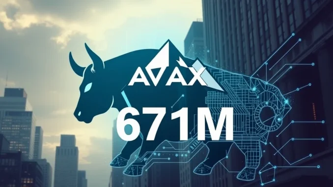 Bart Smith's Avalanche Treasury secures $671M, marking a significant AVAX crypto investment from Wall Street veterans.
