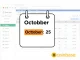 A calendar showing October 25, indicating the Base App suspension of Coinbase services for scheduled maintenance affecting crypto transactions.