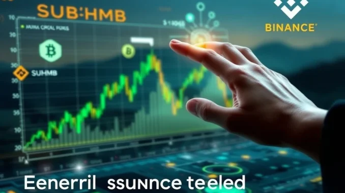 Binance Alpha platform displaying ANOME and SUBHUB early-stage crypto tokens, symbolizing new on-chain trading opportunities.