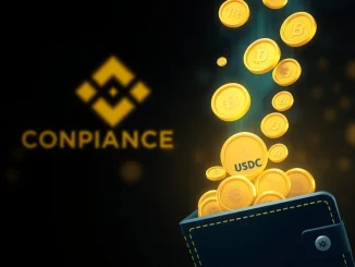 Illustrates Binance compensation being distributed to users after a significant liquidation event, symbolizing financial relief and support.