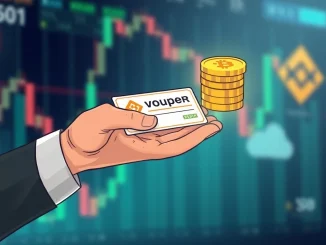 A hand offering digital currency, symbolizing the Binance compensation plan for users affected by forced liquidations.