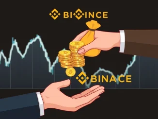 Binance compensation payment to users following the USDe de-peg, symbolizing financial recovery after crypto liquidations.
