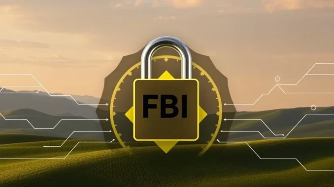 Visual representation of the urgent Binance FBI rumor, with a padlock symbolizing potential Binance fund freeze amidst digital uncertainty.