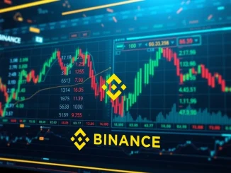 A screen displaying Binance Futures API with Chinese trading pairs, signifying enhanced crypto trading accessibility for global users.
