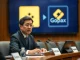 South Korean FIU head discussing regulatory oversight of Binance Gopax operations and data security during a parliamentary audit.