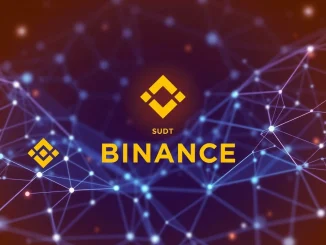 Binance logo alongside the Kaia network symbol, illustrating crucial Binance Kaia USDT support for deposits and withdrawals.