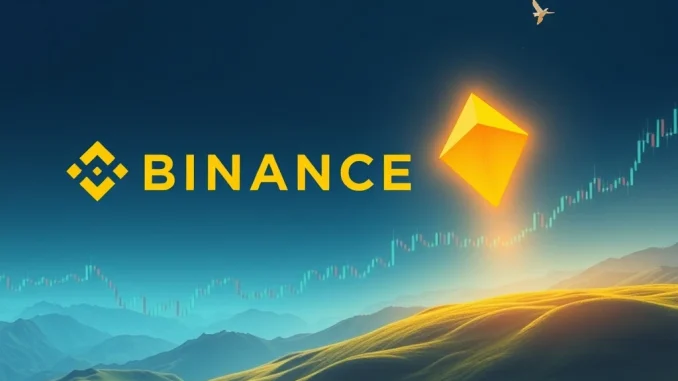 Binance KITE futures chart with upward trend, symbolizing new opportunities in pre-market crypto trading.