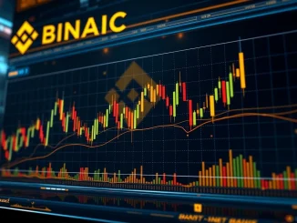 Visualizing the dynamic market of Binance MET perpetual futures trading, representing new opportunities for investors.