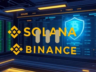 Binance Solana suspension graphic illustrating temporary halt of SOL deposits and withdrawals for network maintenance.