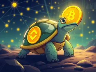 Binance exchange announcing the listing of Turtle (TURTLE) token, symbolizing a new crypto opportunity for Hodler Airdrop participants.