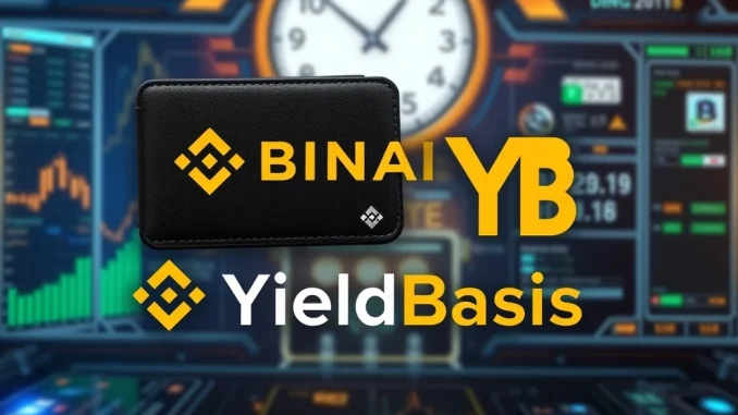 Binance Wallet Unveils Groundbreaking YieldBasis (YB) Pre-TGE Prime Sale Binance Wallet and YieldBasis logos signifying the first Pre-TGE Prime sale, highlighting a new crypto presale opportunity.