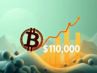 A Bitcoin chart showing an upward trend towards the $100,000 mark, illustrating the optimistic **Bitcoin price prediction** from Standard Chartered.