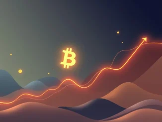 A digital chart depicting a slow but steady upward trend for Bitcoin, illustrating a resilient bull market according to analyst reports.