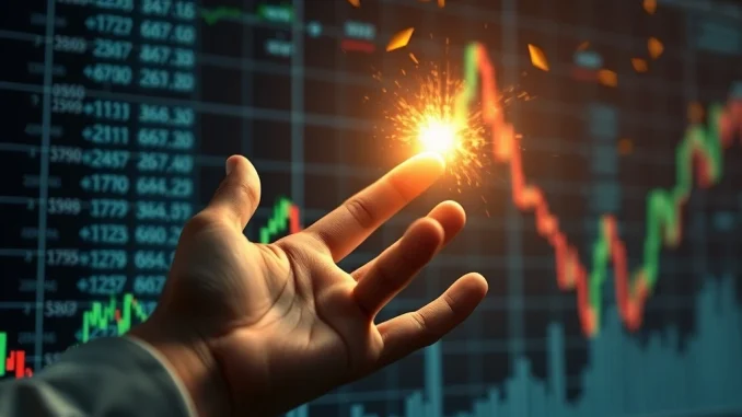 Chart showing Bitcoin price facing resistance, symbolizing the urgent need for a new Bitcoin catalyst to break higher.