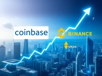 Chart illustrating the significant rise in the Bitcoin Coinbase Premium, indicating strong U.S. investor demand and potential for new BTC price highs.