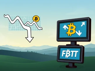 Charts showing significant US spot Bitcoin ETF outflows, reflecting investor sentiment and market shifts.