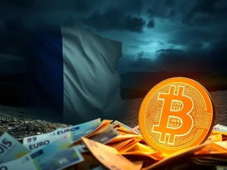 Arthur Hayes's analysis linking France's fiscal woes to a potential **Bitcoin boom** driven by ECB euro printing.