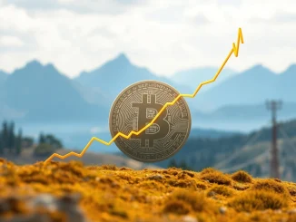 A chart showing a negative Bitcoin funding rate, signaling potential for a further BTC price rally.