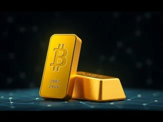 Visualizing Bitcoin's superior scarcity over gold as a store of value, as highlighted by Bitwise CEO Hunter Horsley.