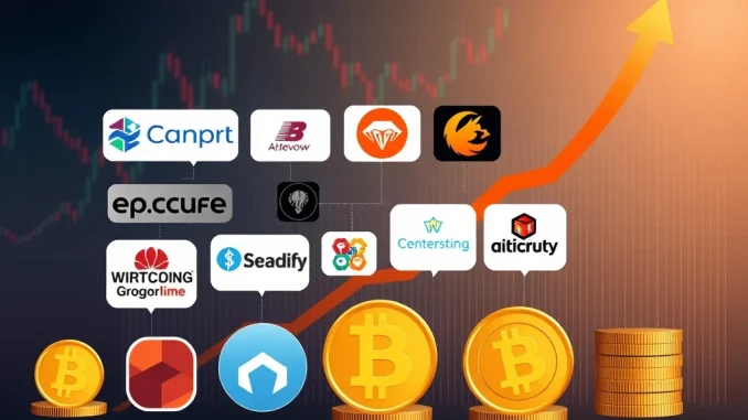 Bitcoin Holdings Explode: Public Companies Drive Remarkable 40% Surge in Q3 An infographic illustrating the explosive growth of Bitcoin holdings by public companies, highlighting the 40% surge in Q3 and their increasing share of the total BTC supply.