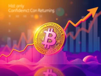 Chart showing Bitcoin leverage rising with BTC price recovery, indicating cautious optimism among traders.