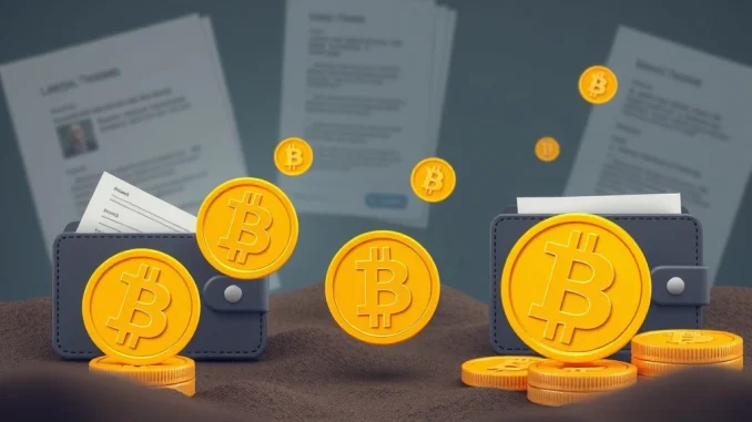 A visual representation of a significant LuBian Bitcoin transfer, highlighting the movement of digital assets and the scale of the transaction.