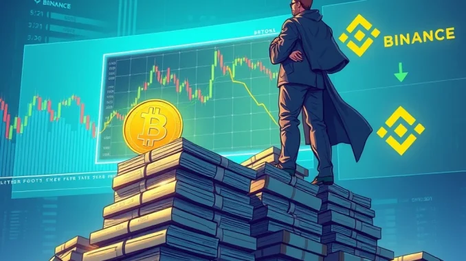 An experienced Bitcoin OG trader celebrating a massive crypto whale profit from a successful Bitcoin short position.