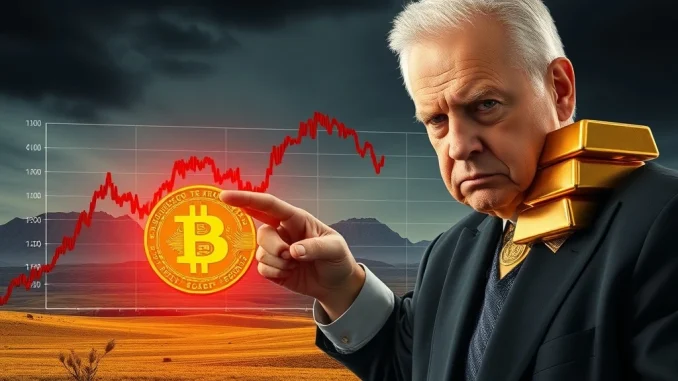 Peter Schiff warns investors about Bitcoin's market plunge, emphasizing it's not a buying opportunity.