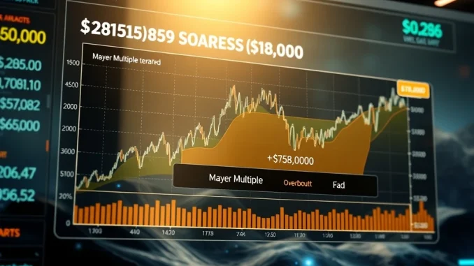 Bitcoin Price Forecast: Analyst Predicts Astounding $180K Before Overbought Signal A vibrant digital chart showing Bitcoin's price trajectory towards $180K, illustrating a bullish Bitcoin price prediction.