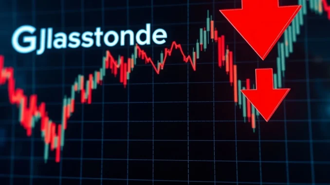 A downward trending chart illustrates a potential Bitcoin price drop to $88K, reflecting Glassnode's bearish market analysis.