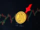 A downward trending chart showing the Bitcoin price falling below $111,000, illustrating market volatility and a significant crypto drop.