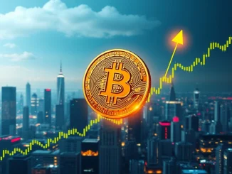 A visual depiction of Bitcoin price reaching $111,000, indicating a strong BTC rally in the market.