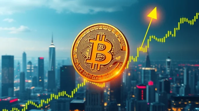 A visual depiction of Bitcoin price reaching $111,000, indicating a strong BTC rally in the market.