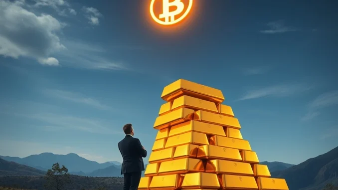 Former PayPal CEO David Marcus's bold Bitcoin price prediction of BTC reaching $1.3 million, symbolizing future value.